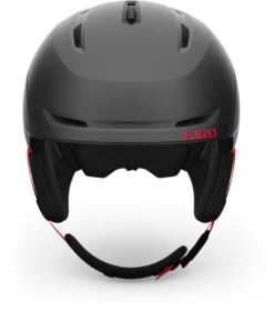 Giro Neo Jr Helmet - MIPS -Dakine Central 4824479neo jr matte graphite bright red front