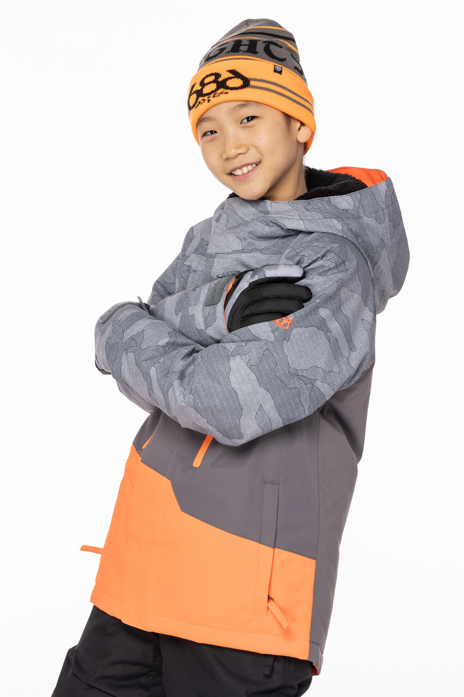 686 Geo Snowboard Jacket - Boys 3 686 Geo Snowboard Jacket - Boys