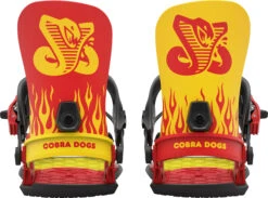 Union Cobra Dogs Snowboard Binding -Dakine Central 6207921UCH 22 STRATA COBRA DOGS FULL PAIR REAR