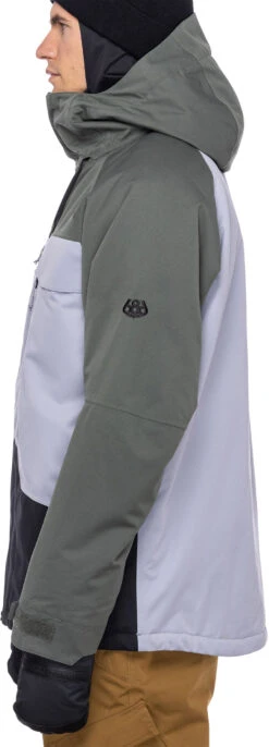 686 Geo Snowboard Jacket - Mens 11 686 Geo Snowboard Jacket - Mens -Dakine Central 6584719M2W115 GOBLIN GREEN COLORBLOCK 0423