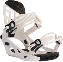 K2 Youth Snowboard Binding -Dakine Central 8741846F22 K2SB YOUTH WHITE FRONT34