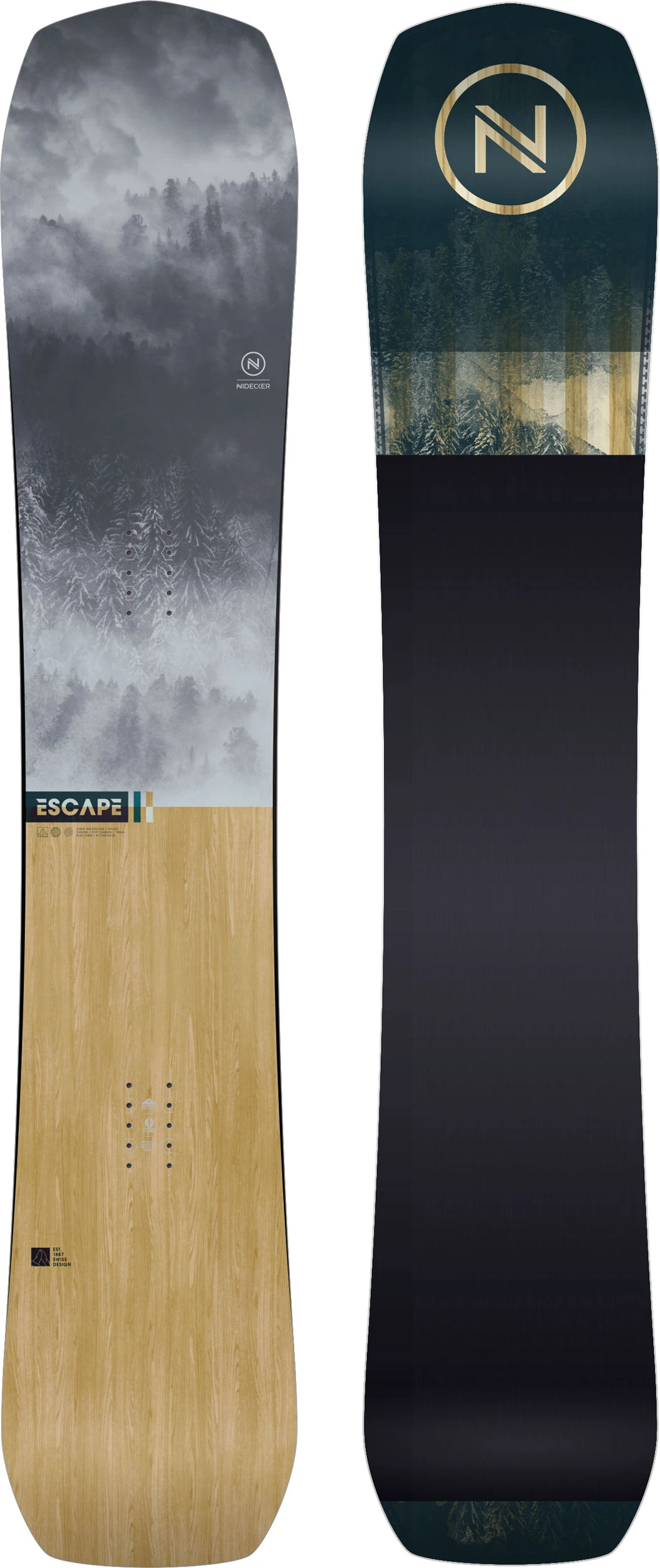 Nidecker Escape Snowboard - Wide 2 Nidecker Escape Snowboard - Wide