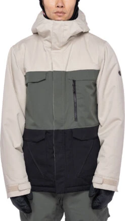 686 Infinity Snowboard Jacket -Dakine Central max 90000 M2W117 PUTTY COLORBLOCK 0266